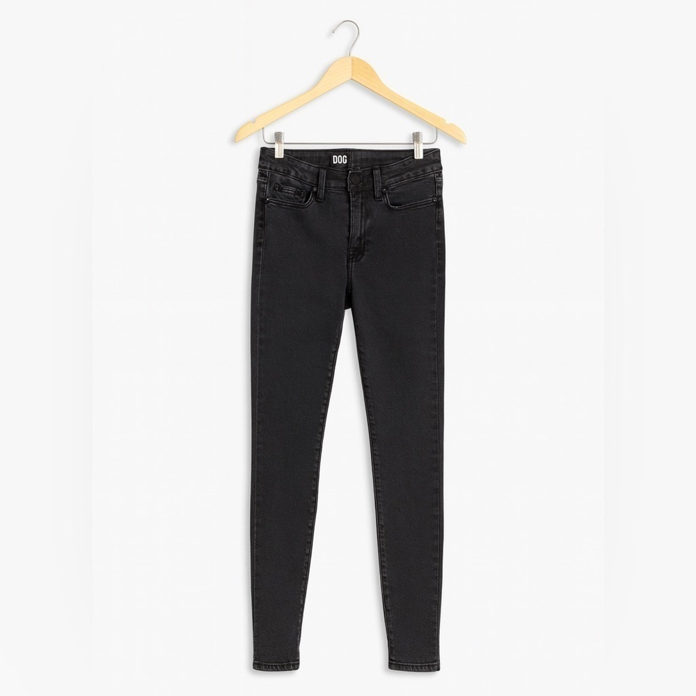 BDG Size 25 Twig High Rise Cropped Urban Outfitters Black Jeans Frayed Bottoms